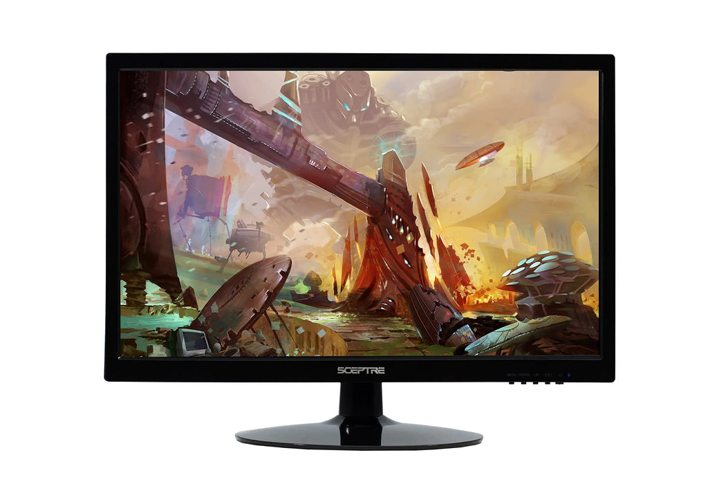 Sceptre 22 Inch LED Monitor 1080p 75Hz 99% sRGB Build-in Speakers HDMI x2 VGA Machine Black